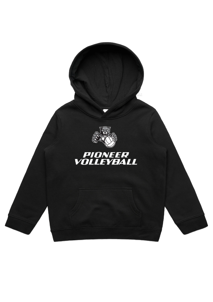 Pioneer Volleyball Hoodie Black Kids