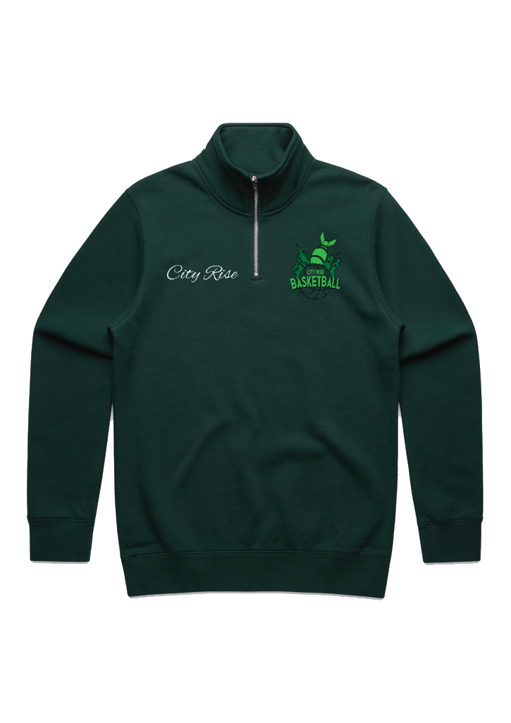 City Rise Basketball Half Zip Crew