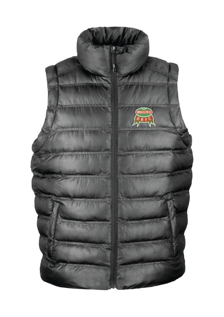 Waiuku Rugby Club Puffer Vest