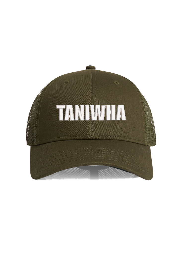 Taniwha CODE Trucker Cap Army 1SZ