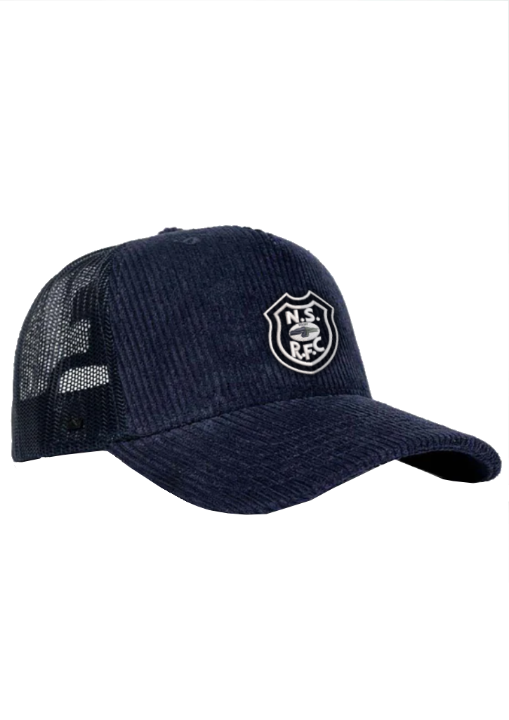 North Shore Rugby Cord Trucker Cap