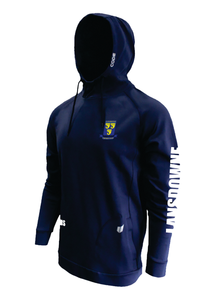 Lansdowne Cricket Club CODE Lifestyle Hood Navy