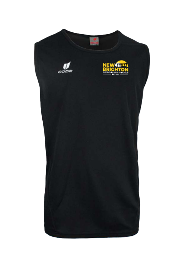 New Brighton SLSC Men's Singlet Black