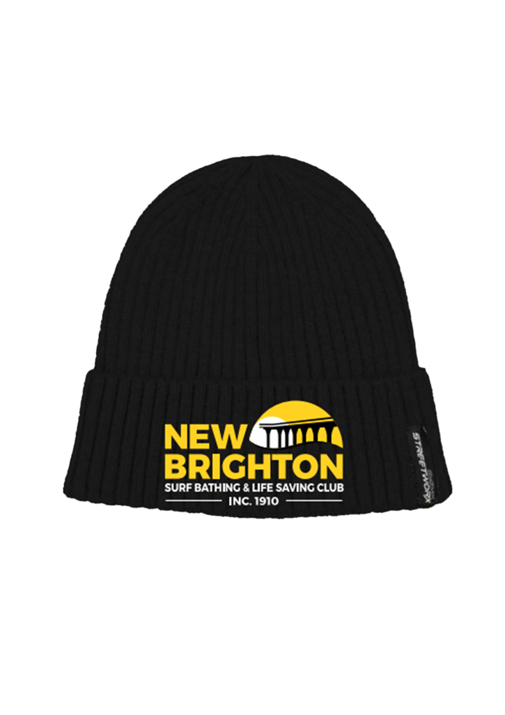 New Brighton SLSC Beanie Black 1SZ