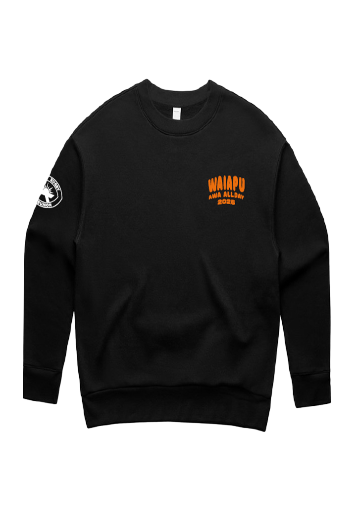 2025 Waiapu Supply Crew Kids Black