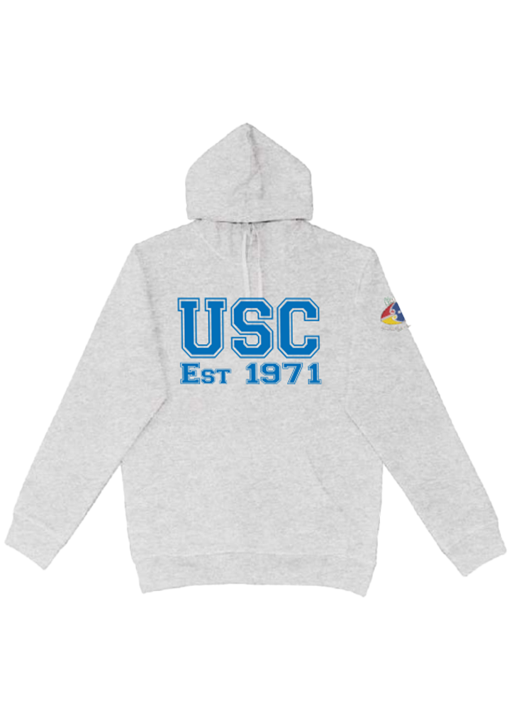 Uawa Est 1971 Hoodie Heather Grey