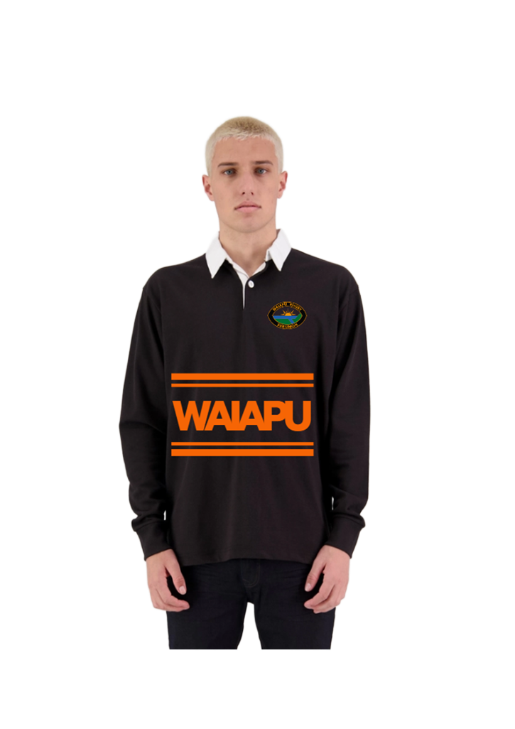 Waiapu Classic Rugby Jersey Black
