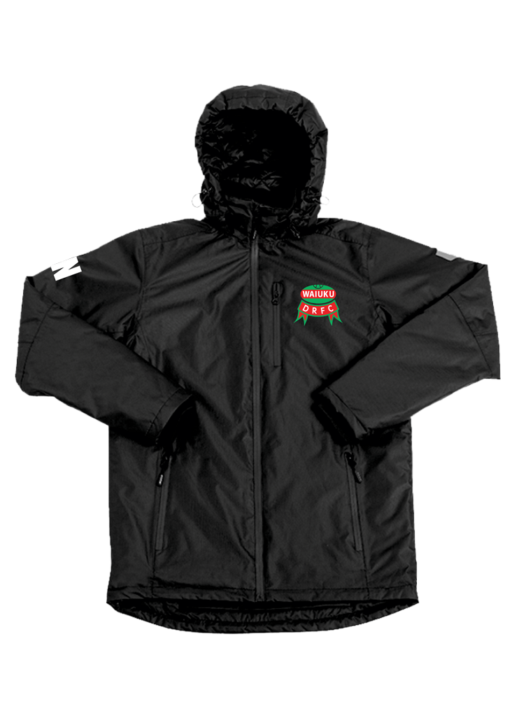 Waiuku Rugby Club  Sideline Jacket Black