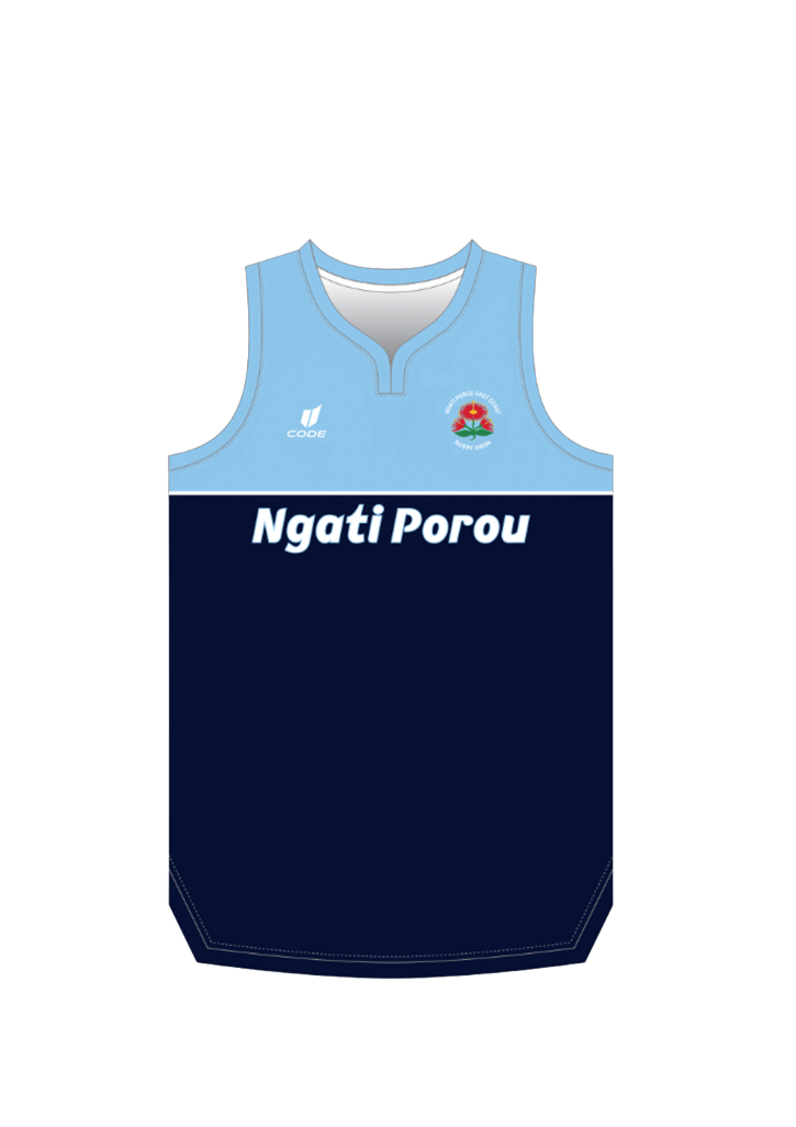NPEC 2025 Adults Basketball Singlet Sky/Navy