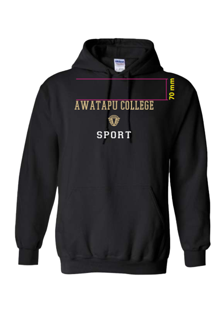 Awatapu College Sport Hoodie Black
