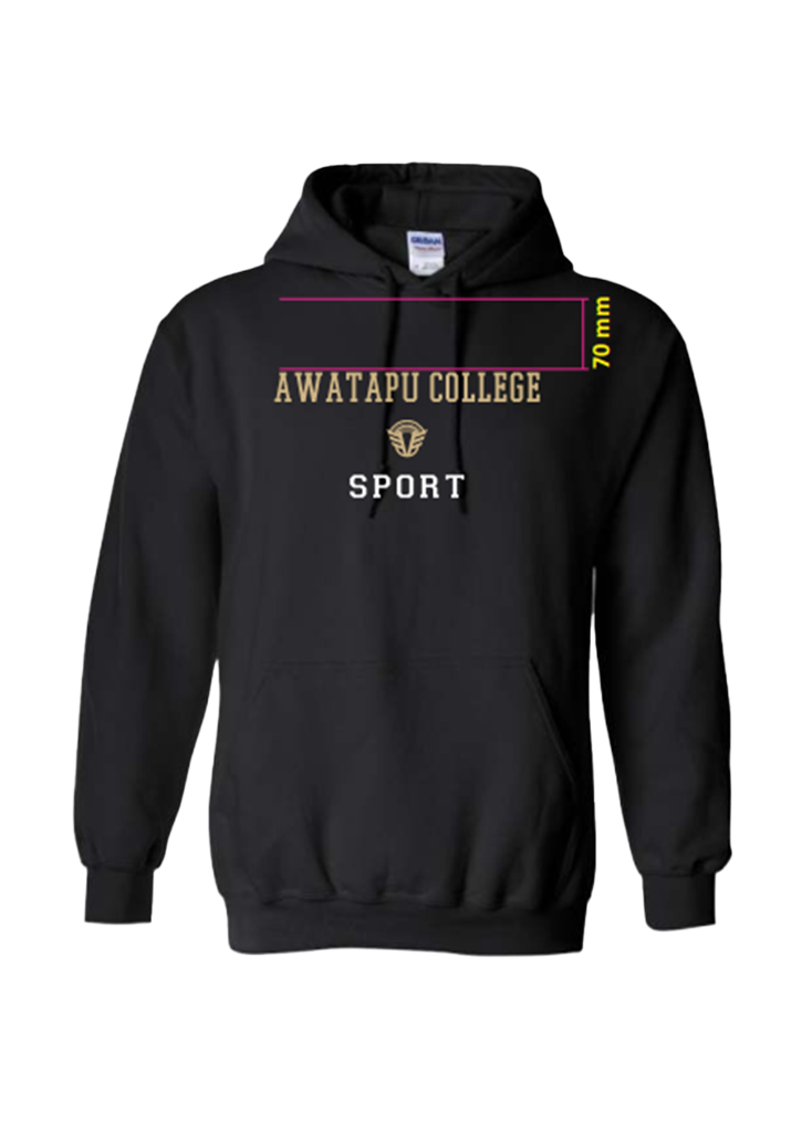 Awatapu College Sport Hoodie Black Kids