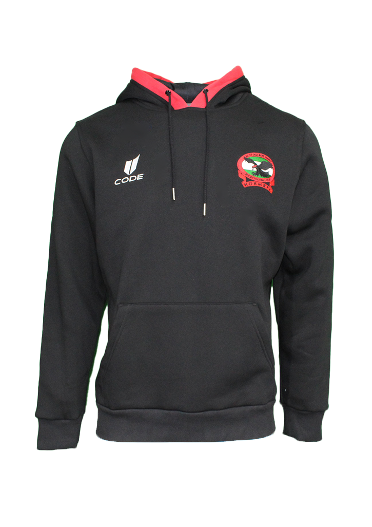 Hutt Old Boys RFC 2025 Hoodie Black/Green