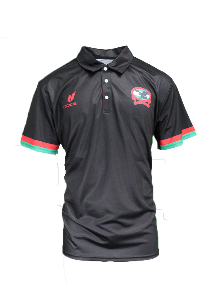 Hutt Old Boys Marist RFC 2025 Polo Black/Green