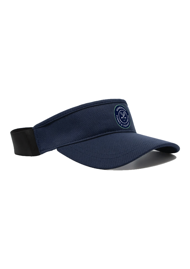 Khandallah Tennis & Squash Club Elastic Visor Navy 1SZ