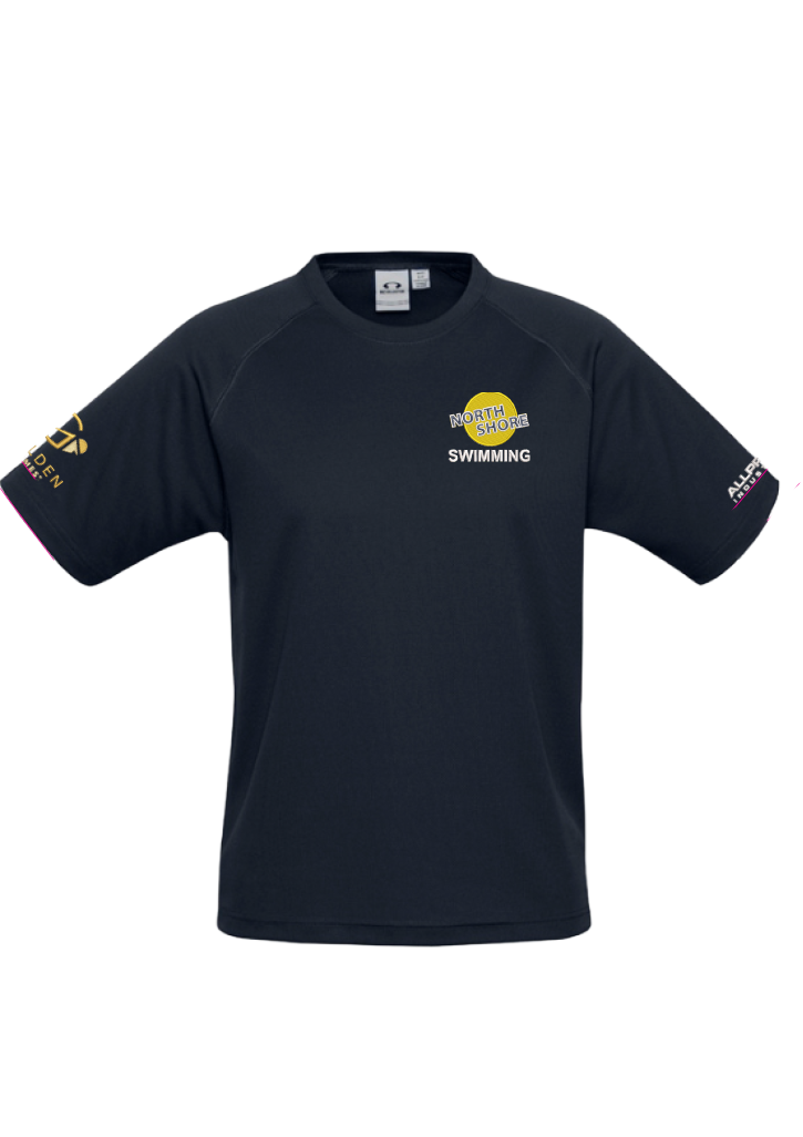 North Shore Swimming Mens Sprint Tee Navy