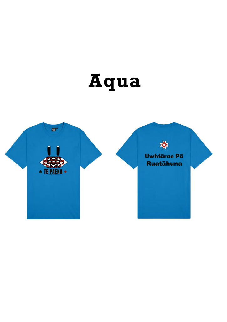 Uwhiarae Pa Marae Outline Tee - Kids