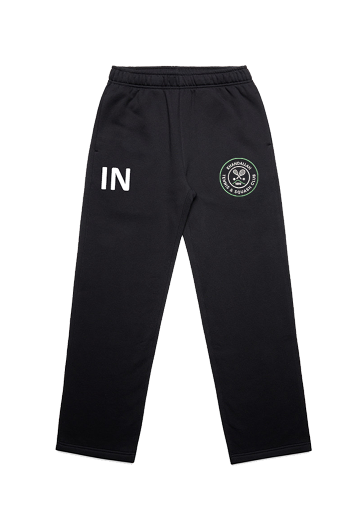 Khandallah Tennis & Squash Club Womens Track Pants Black