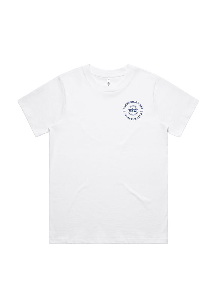 Hobsonville Point Athletics Club WOS CLASSIC TEE White
