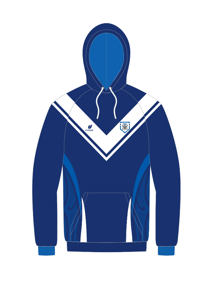 Uawa Sports Club Pullover Hoodie Navy/Royal