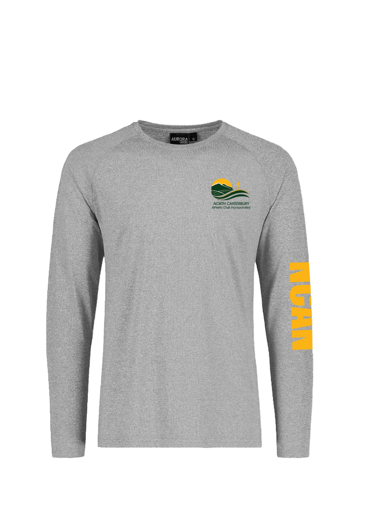 NCA Kids LS Tee Grey Marle