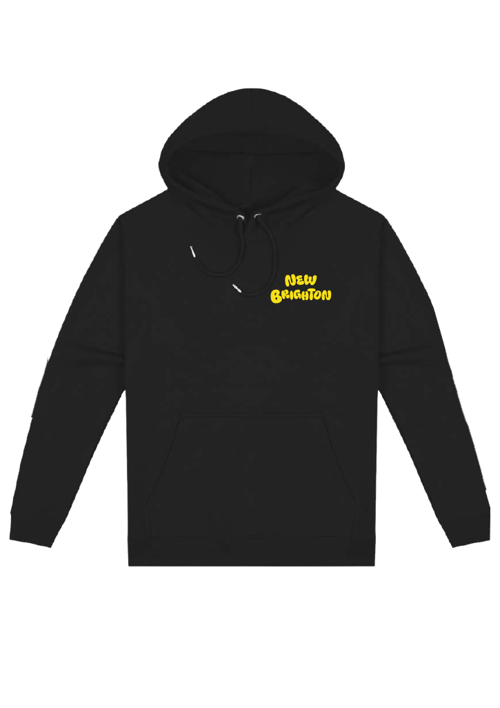 New Brighton Surf Club Hoodie Black Ladies