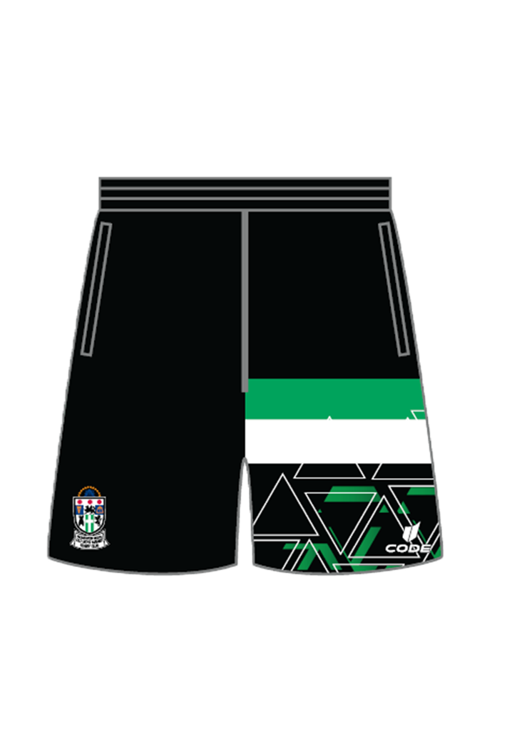 Palmerston North Old Boys Marist 2025 Shorts Black/Green