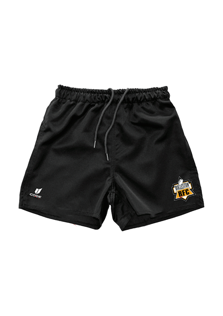 Rolleston RFC 2025 Ruk Rugby Short Black - Adults