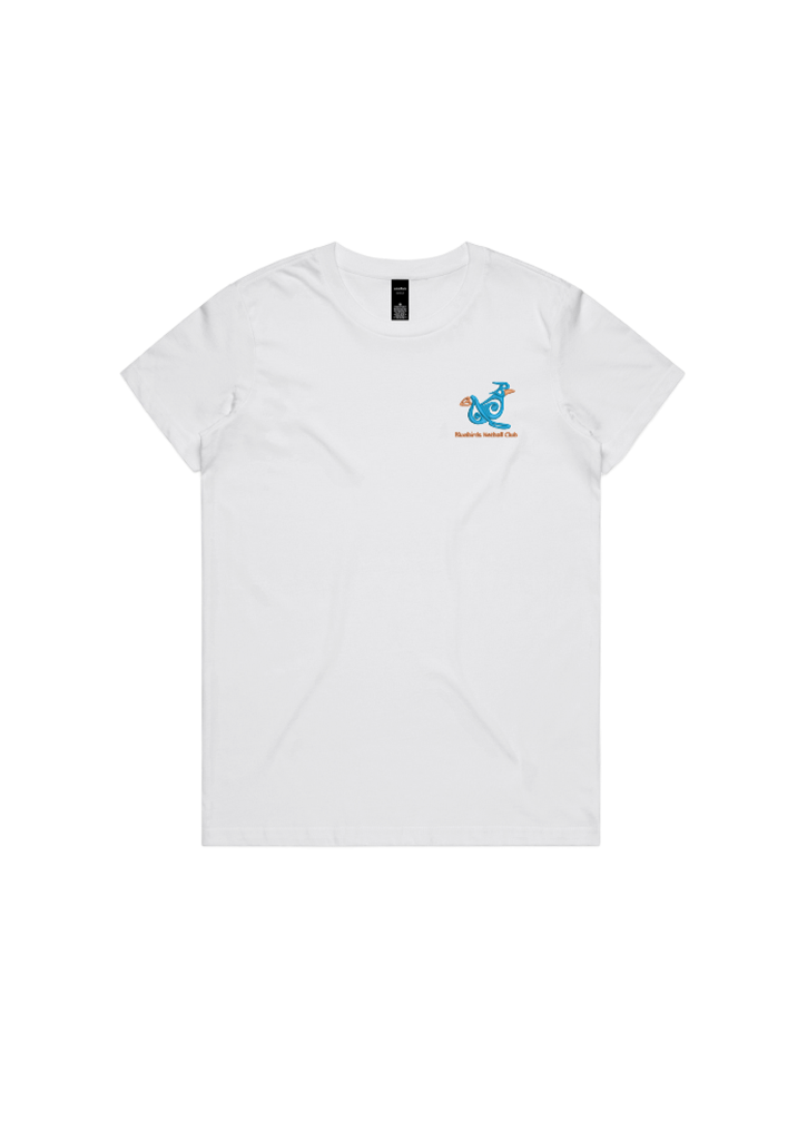 Bluebirds Netball Club Tee White