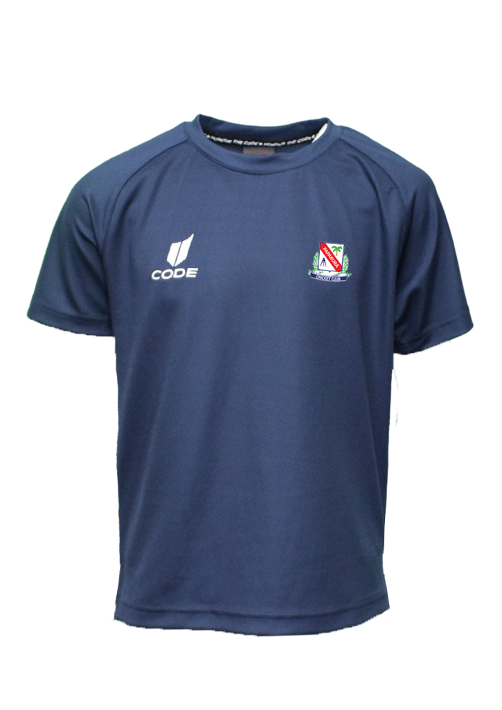 Papakura Cricket Club Code Everyday Tee Navy