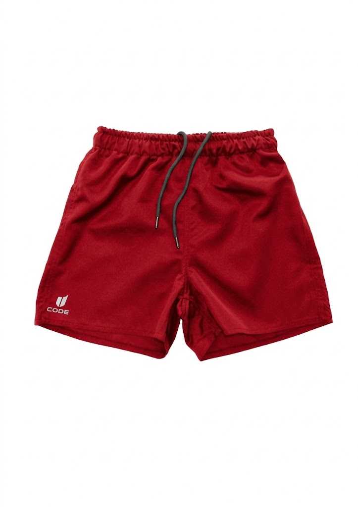Code Gameday Ruk Rugby Short Scarlet Red