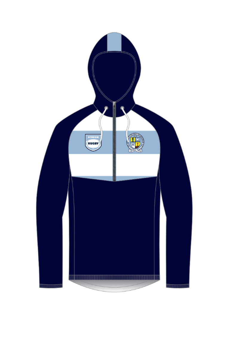 Stream Rugby Hybrid Half Zip Hoodie DYO