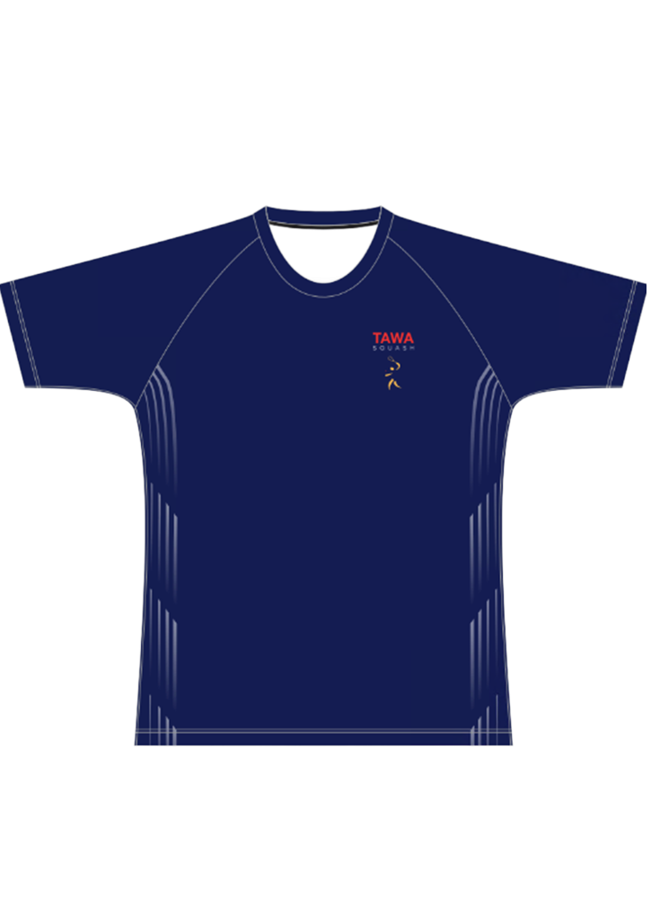 Tawa Squash Club Ladies T-shirt Navy