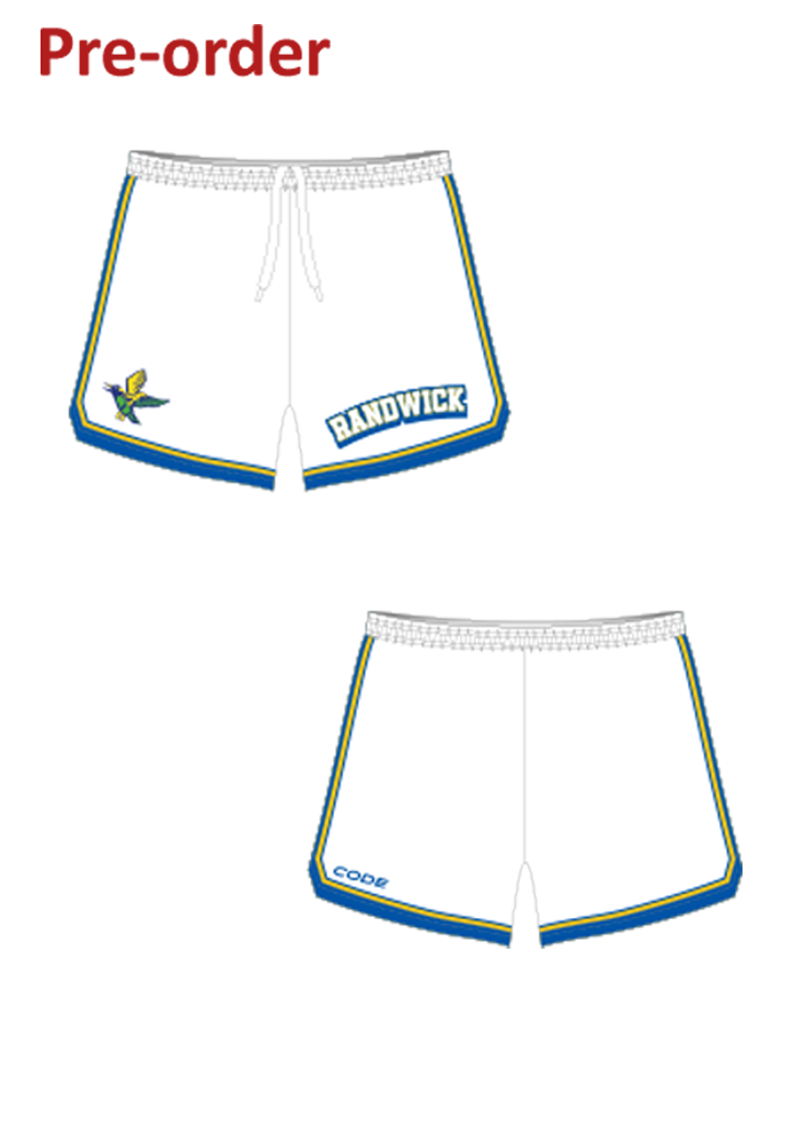 Randwick RL Basketball Short White