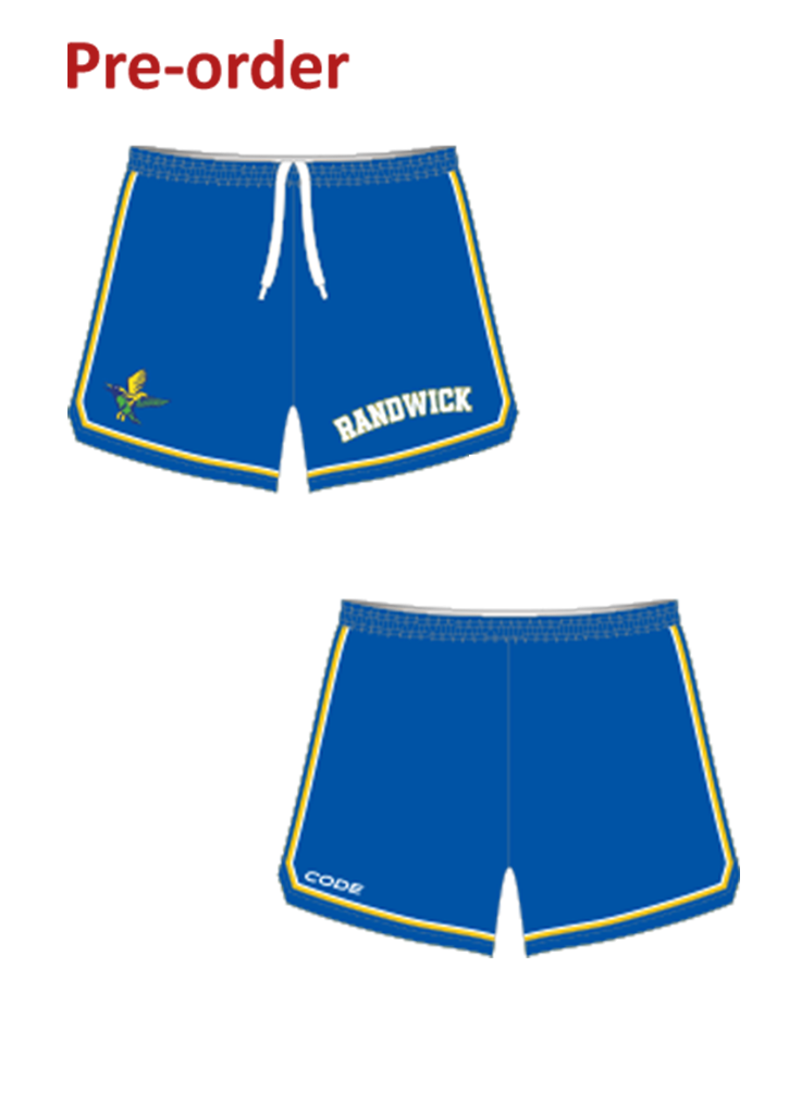 Randwick RL Basketball Short Blue Kids