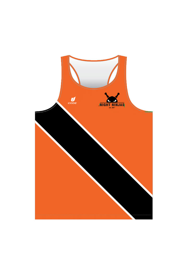 Night Ninjas Orange Singlet Adults