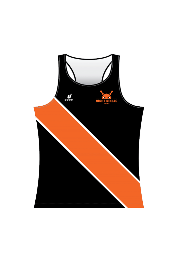 Night Ninjas Singlet Black Ladies