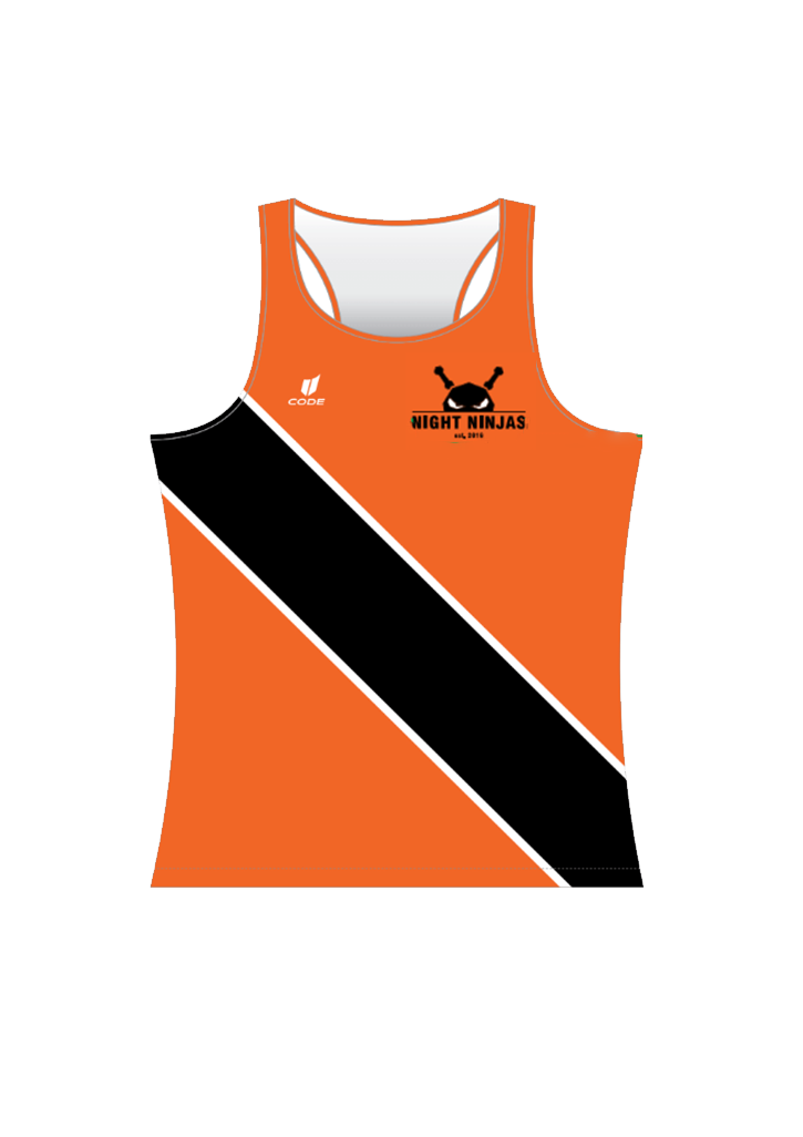 Night Ninjas Singlet Orange Ladies